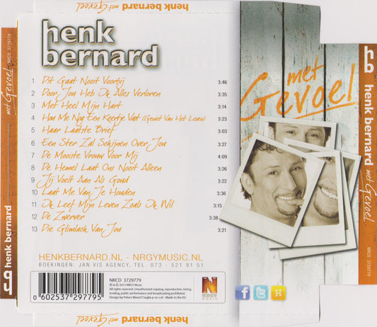 Henk Bernard : Met Gevoel (CD, Album)