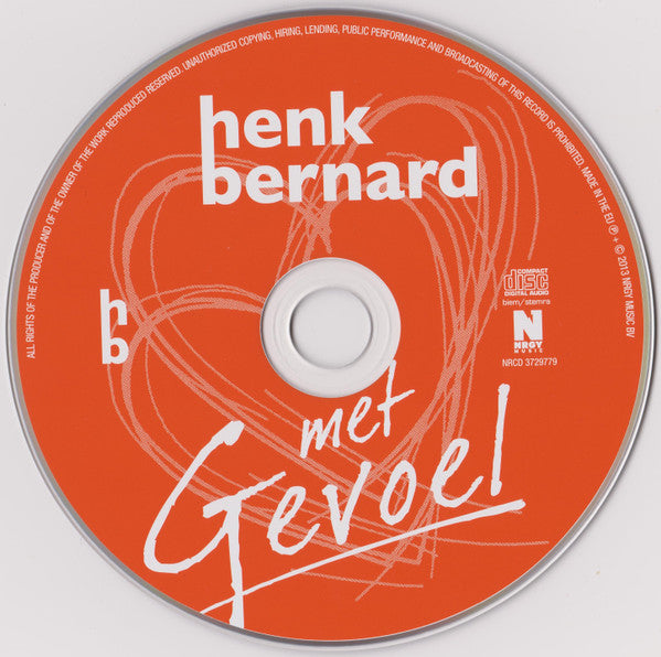 Henk Bernard : Met Gevoel (CD, Album)