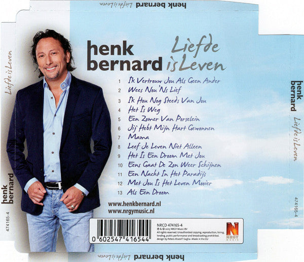 Henk Bernard : Liefde Is Leven (CD, Album)