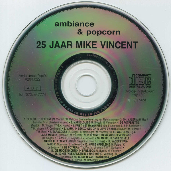 Mike Vincent (2) : 25 jaar Mike Vincent (CD, Comp)