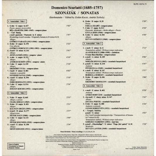 Domenico Scarlatti : Hommage A Scarlatti (2xLP, Album, Gat)
