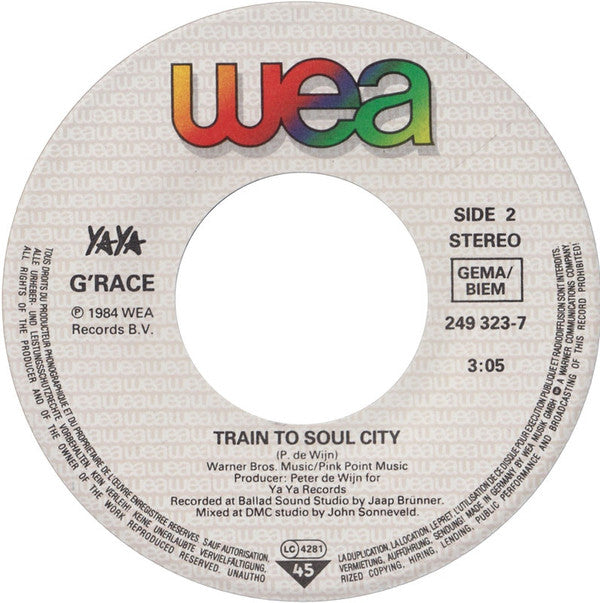 G'Race : Jay-O-Dee (7", Single)