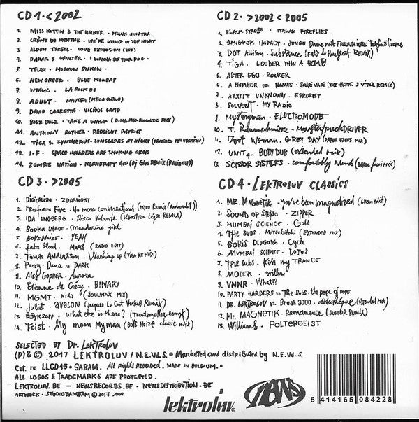 Dr. Lektroluv : Elektrik World (4xCD + Box, Comp)