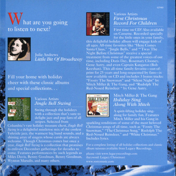 Julie Andrews : Christmas With Julie Andrews (CD, Album, RE, RM)