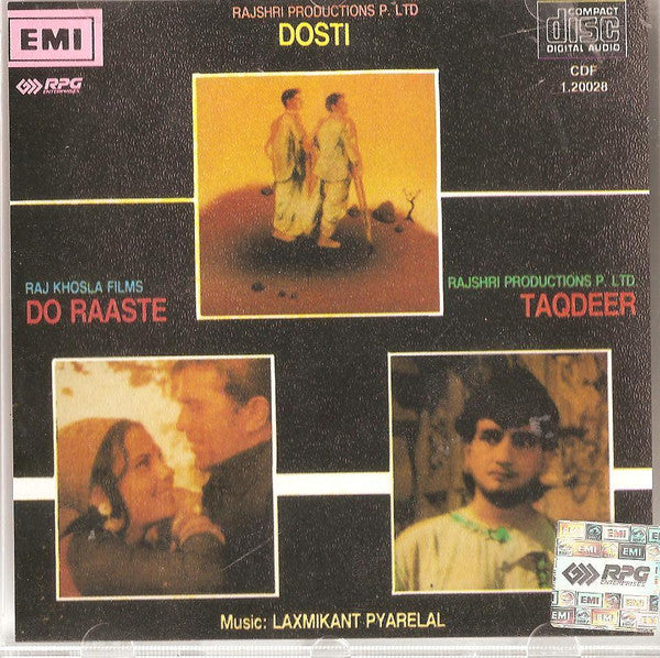 Laxmikant-Pyarelal : Dosti / Do Raaste / Taqdeer (CD, Comp)