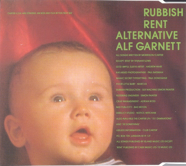 Carter The Unstoppable Sex Machine : Rubbish (CD, Single, RE, Bla)