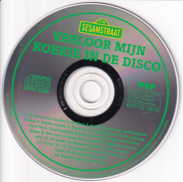 Sesamstraat : Verloor Mijn Koekie In De Disco (CD, Comp)