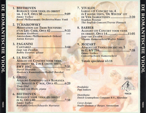 Various : De Romantische Viool (CD, Comp)