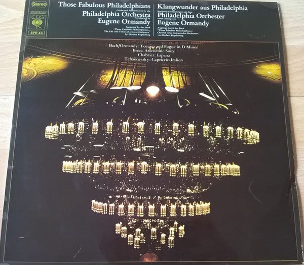 The Philadelphia Orchestra Conducted By Eugene Ormandy : Those Fabulous Philadelphians (LP, Comp)