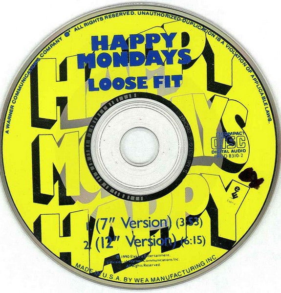 Happy Mondays : Loose Fit (CD, Single, Promo)