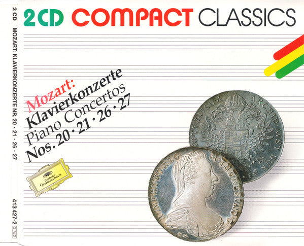 Wolfgang Amadeus Mozart : Klavierkonzerte Nos. 20 • 21 • 26 • 27 (2xCD, Comp, RM)