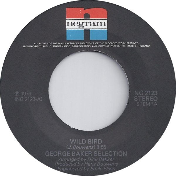 George Baker Selection : Wild Bird (7", Single)