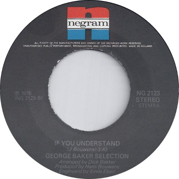 George Baker Selection : Wild Bird (7", Single)