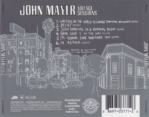 John Mayer : The Village Sessions (CD, EP)