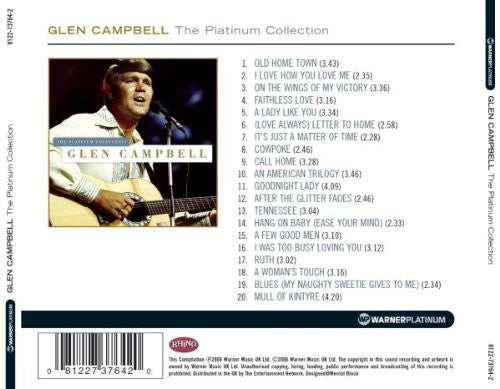 Glen Campbell : The Platinum Collection (CD, Comp)