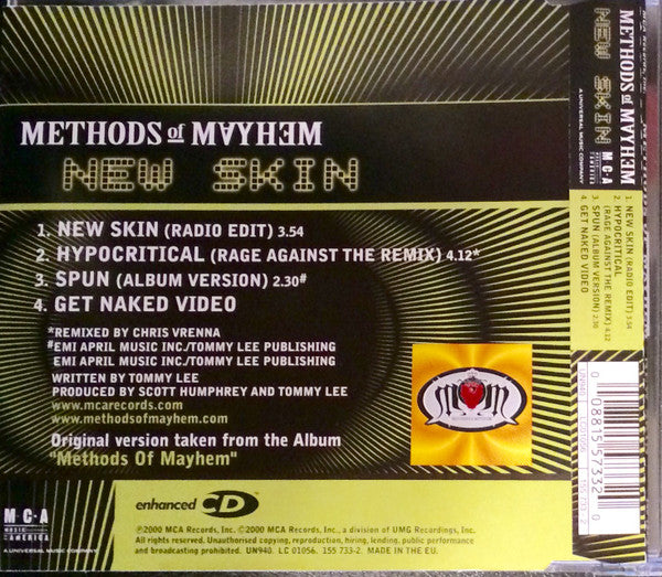 Methods Of Mayhem (2) : New Skin (CD, Single, Enh)