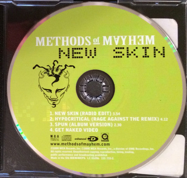 Methods Of Mayhem (2) : New Skin (CD, Single, Enh)