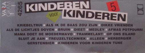 Kinderen voor Kinderen : Kinderen Voor Kinderen 5 (Cass, Album)