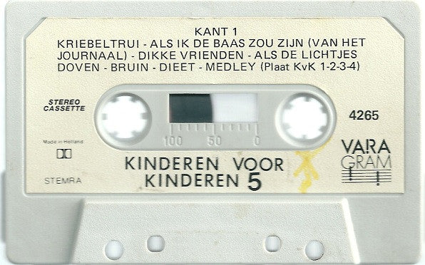 Kinderen voor Kinderen : Kinderen Voor Kinderen 5 (Cass, Album)