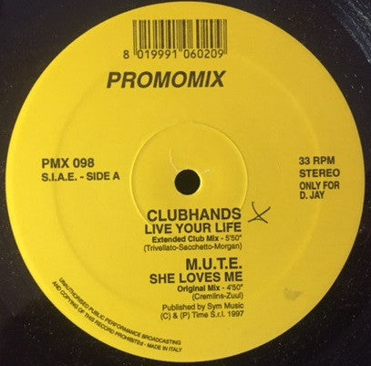 Various : The Time Group Promo-Mix 98 (12", Promo)