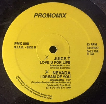 Various : The Time Group Promo-Mix 98 (12", Promo)