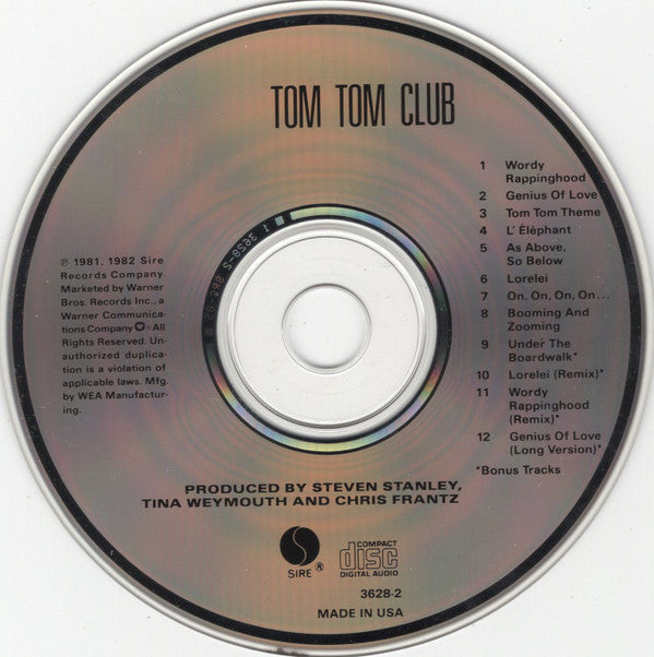 Tom Tom Club : Tom Tom Club (CD, Album, RE, Spe)