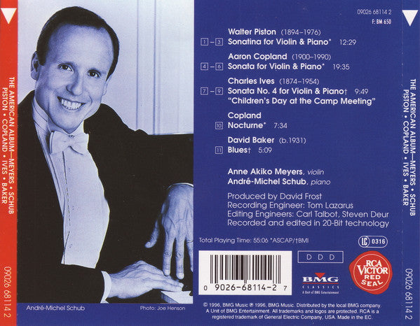 Anne Akiko Meyers, Andre-Michel Schub : The American Album (CD, Album)