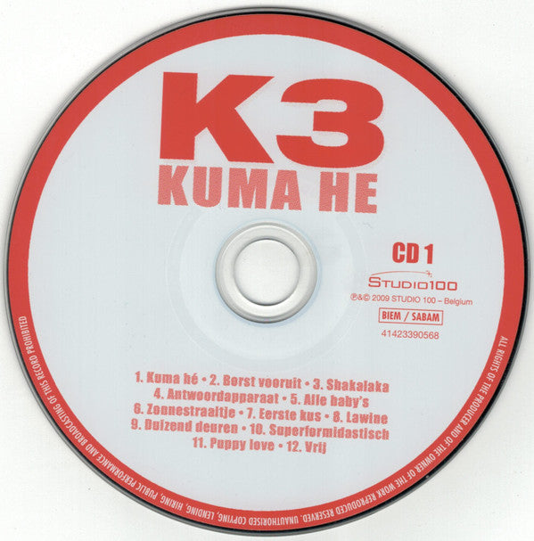 K3 : Kuma Hé (CD, Album + CD)