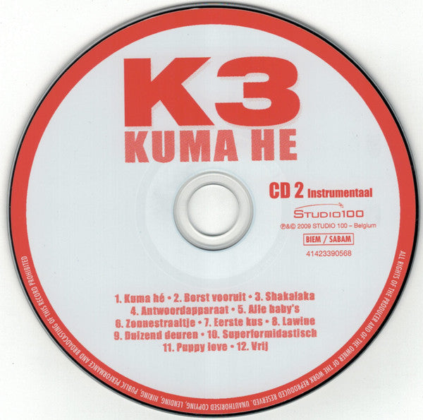 K3 : Kuma Hé (CD, Album + CD)