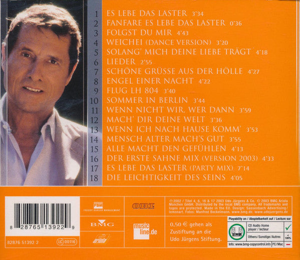 Udo Jürgens : Es Lebe Das Laster (2nd Edition) (CD, Album, Copy Prot.)