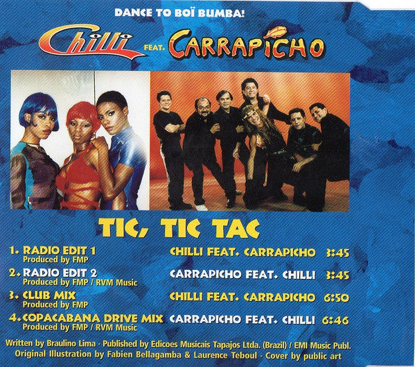 Chilli Feat. Carrapicho : Tic, Tic Tac (CD, Maxi)