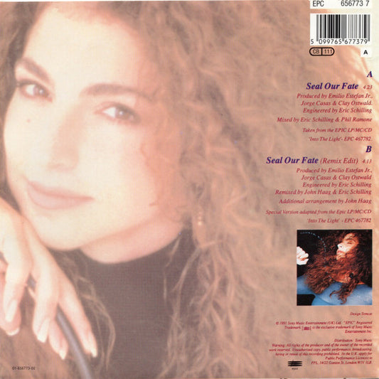 Gloria Estefan : Seal Our Fate (7", Single)