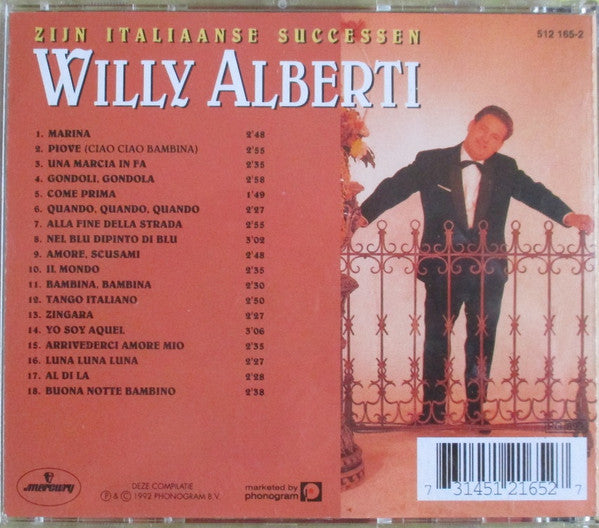 Willy Alberti : Zijn Italiaanse Successen (CD, Comp)