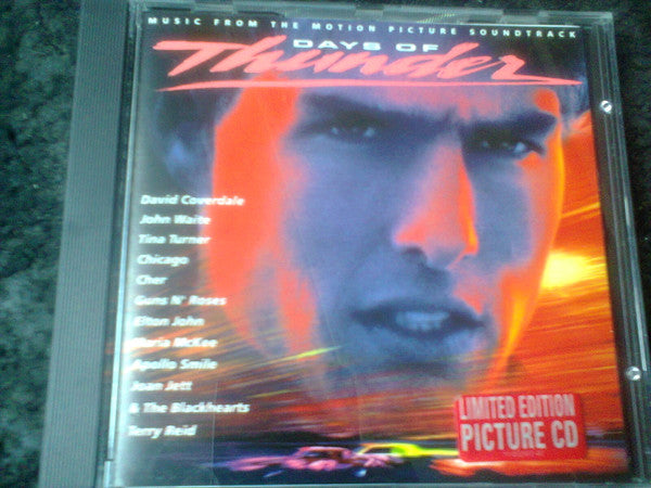 Various : Days Of Thunder (Music From The Motion Picture Soundtrack) (CD, Ltd, pic)