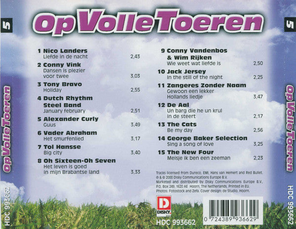 Various : Op Volle Toeren 5 (CD, Comp)