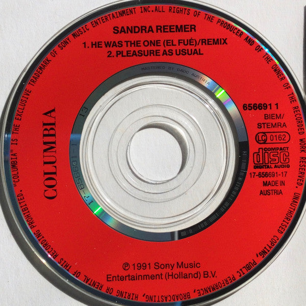 Sandra Reemer : He Was The One (CD, Mini)