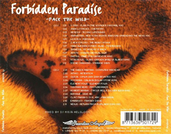Various : Forbidden Paradise - Face The Wild  (2xCD, Comp, Mixed)