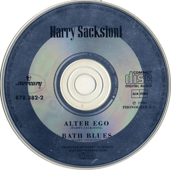 Harry Sacksioni : Alter Ego (CD, Single)