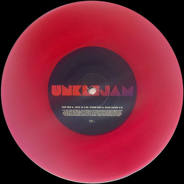 Unklejam : Love Ya (7", Single, Ltd, Red)