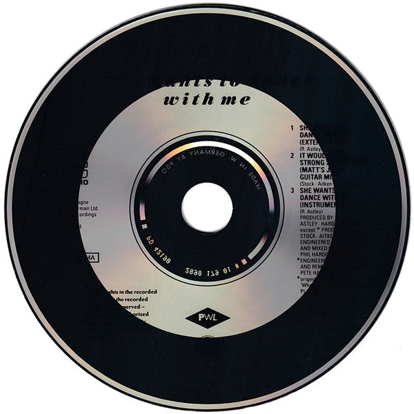 Rick Astley : She Wants To Dance With Me (CD, Maxi)