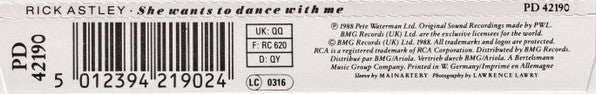 Rick Astley : She Wants To Dance With Me (CD, Maxi)
