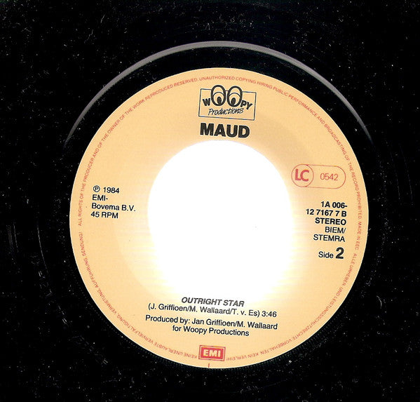 Maud (13) : Mister, Mister (7")