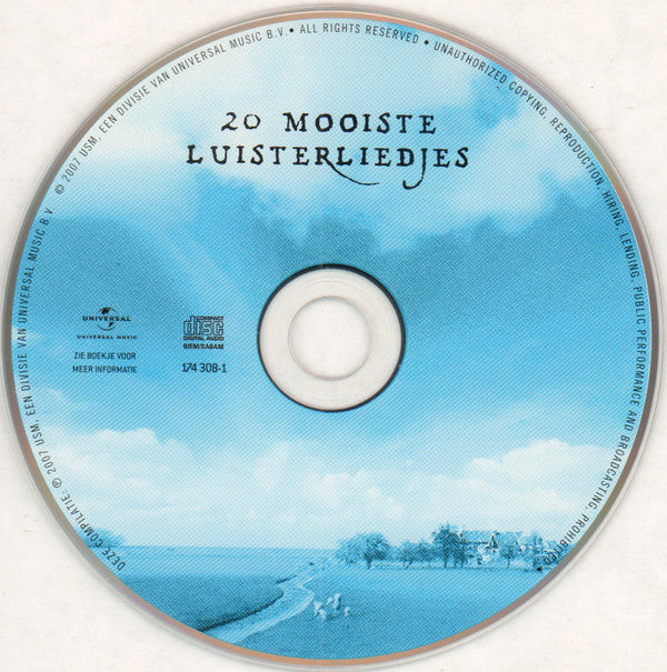 Various : 20 Mooiste Luisterliedjes (CD, Comp)