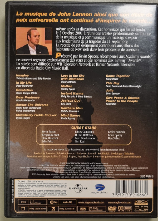 Various : Come Together: A Night For John Lennon's Words And Music (DVD-V, Multichannel, PAL)
