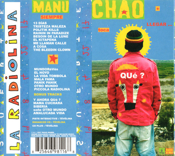 Manu Chao : La Radiolina (CD, Album, Enh)