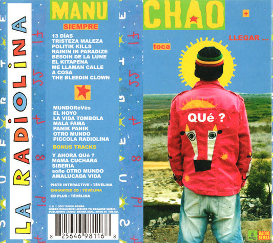 Manu Chao : La Radiolina (CD, Album, Enh)