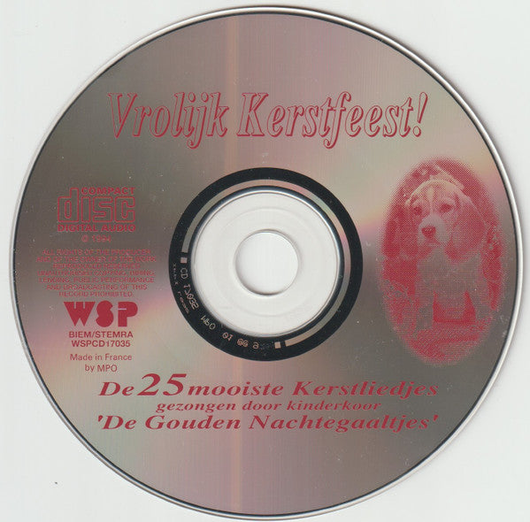 De Gouden Nachtegaaltjes : Vrolijk Kerstfeest! (De 25 Mooiste Kerstliedjes) (CD, Album, RE)