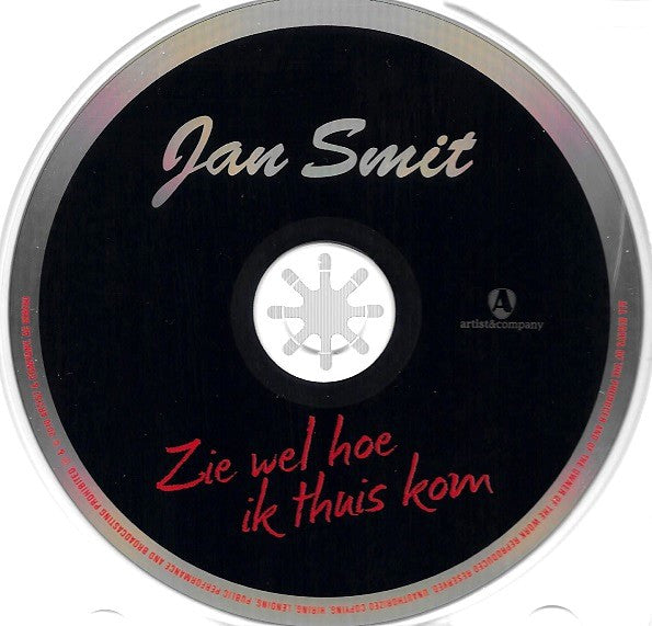 Jan Smit : Zie Wel Hoe Ik Thuis Kom (CD, Single, Enh)