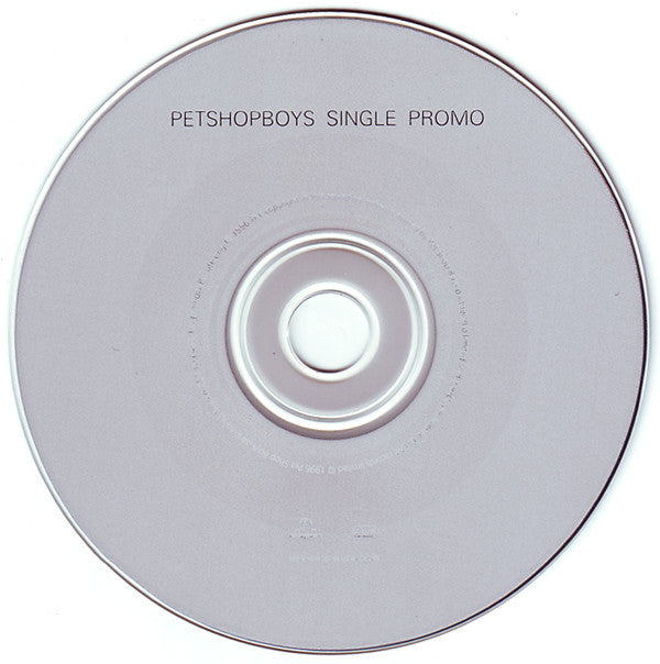 Pet Shop Boys : Single Bilingual (CD, Single, Promo)