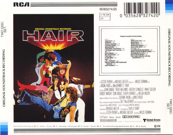 Galt MacDermot : Hair (Original Soundtrack Recording) (2xCD, Album)